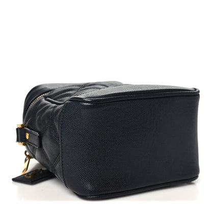 Saint Laurent Grain de Poudre Quilted 80's Vanity Bag Black 4 of 9