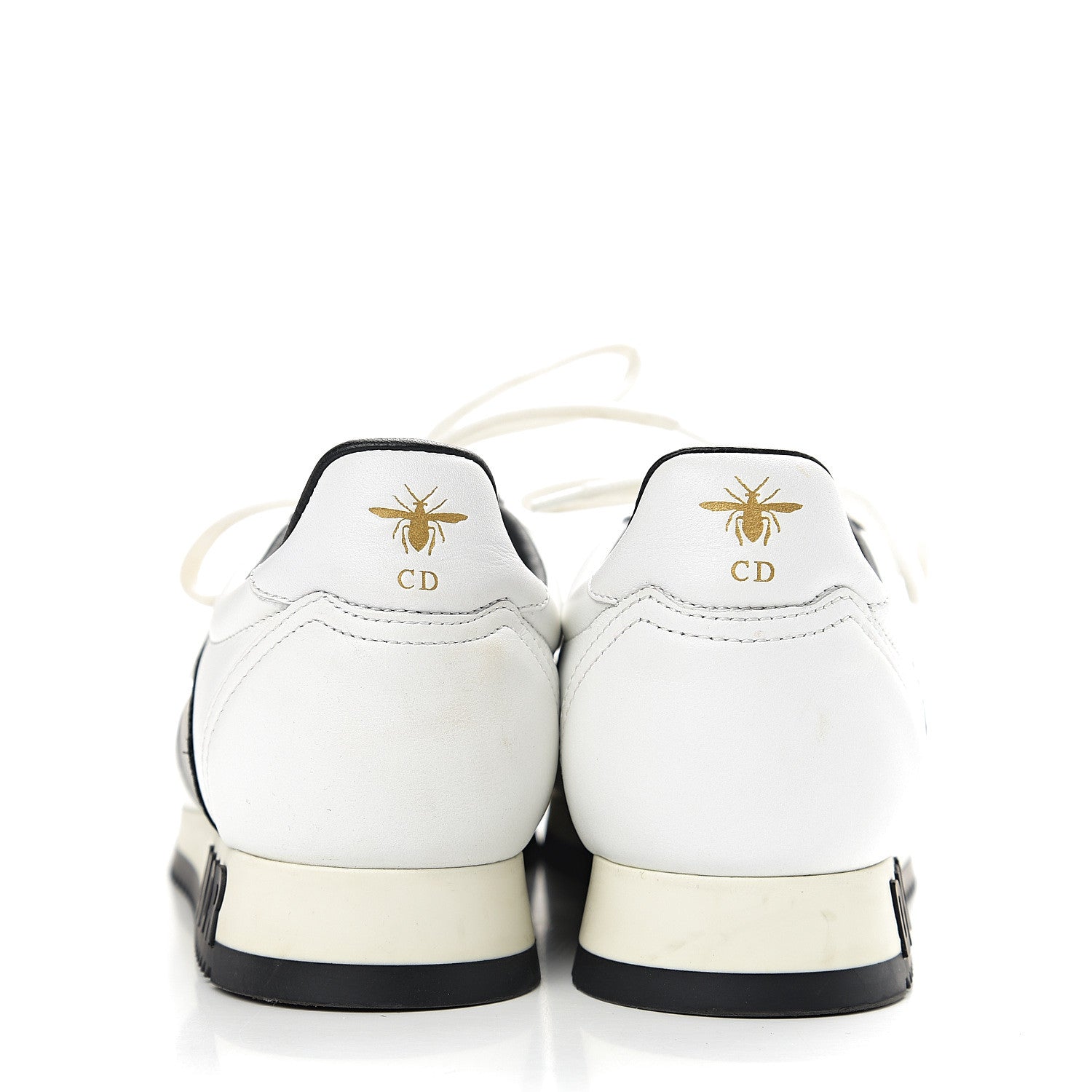Christian Dior Calfskin Mix Diorun Sneakers 37.5 Optic White 11 of 13