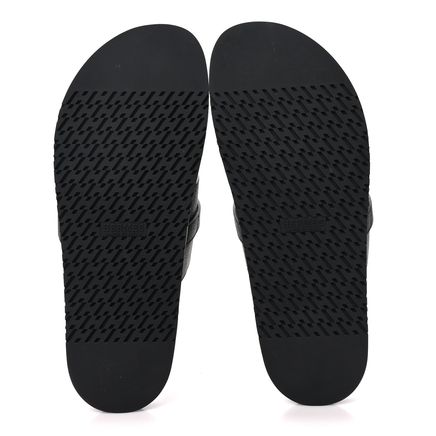 Hermes Epsom Mens Jackson Sandals 45 Black 6 of 9