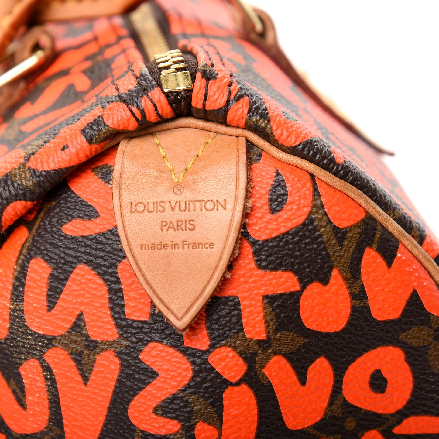 Monogram Graffiti Speedy 30 Orange