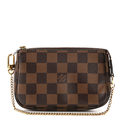 Louis Vuitton Damier Ebene Mini Pochette Accessories 1 of 7