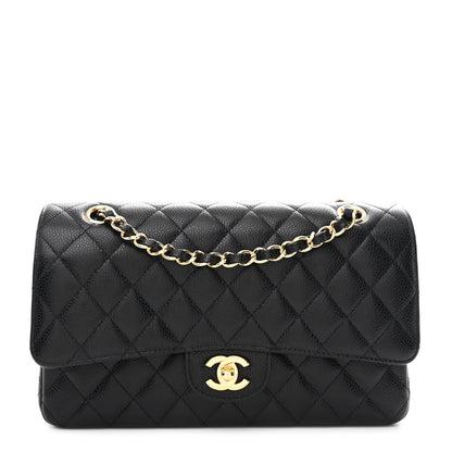 Chanel Caviar Quilted Medium Double Flap Black 1 of 9