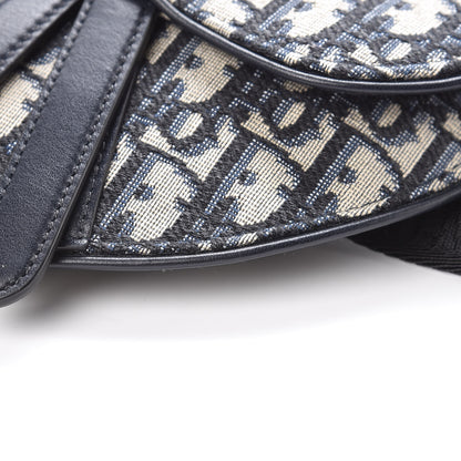 Christian Dior Oblique Saddle Belt Bag Blue 8 of 8