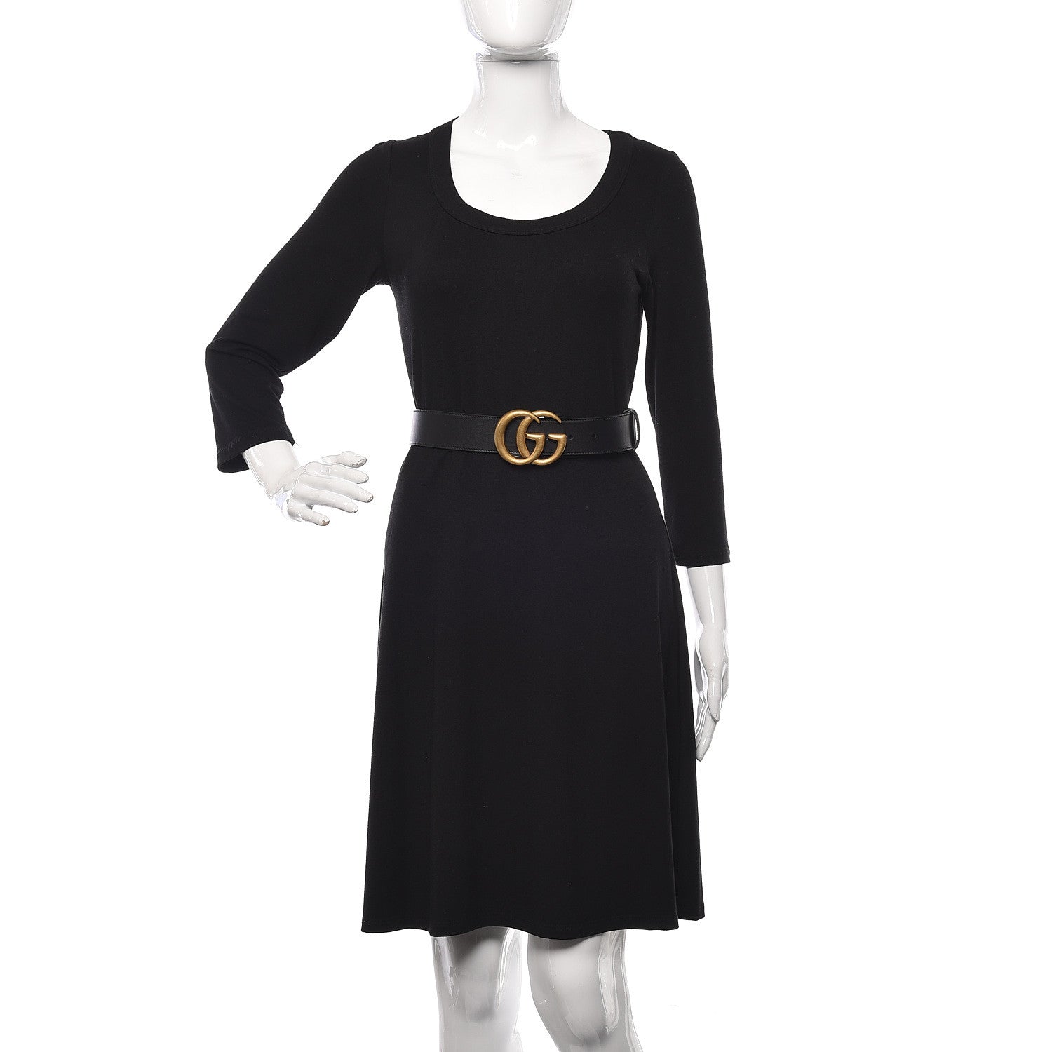 Gucci Calfskin Double G 40mm Belt 90 36 Black 2 of 6