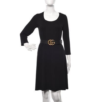 Gucci Calfskin Double G 40mm Belt 90 36 Black 2 of 6