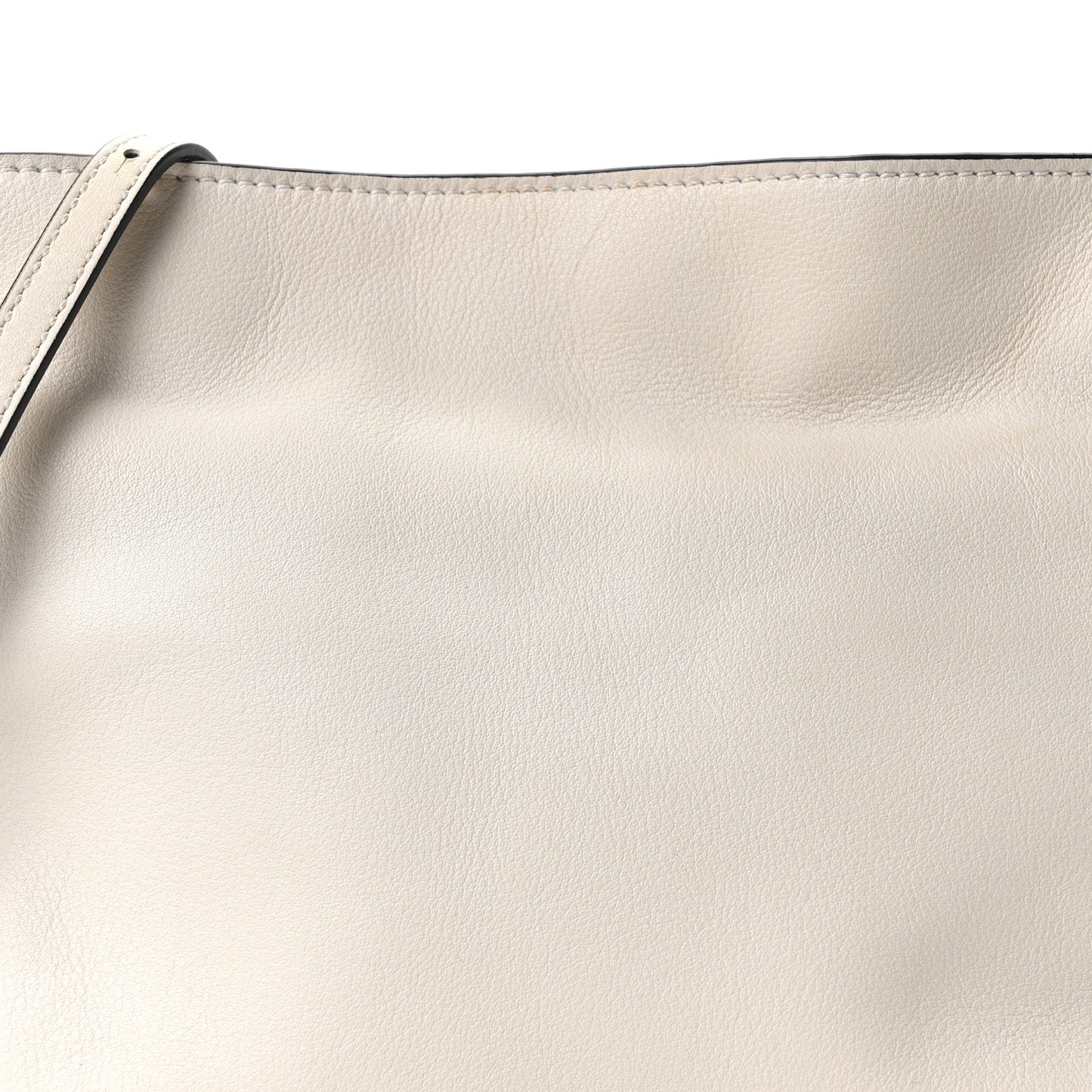 Calfskin Mini Flamenco Knot Clutch Soft White