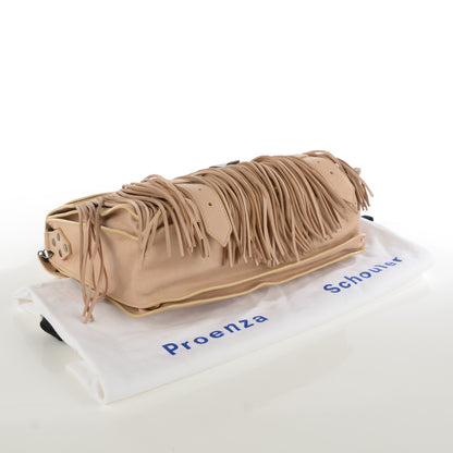 Proenza Schouler Lambskin Fringe Medium PS1 Satchel Nude 4 of 8