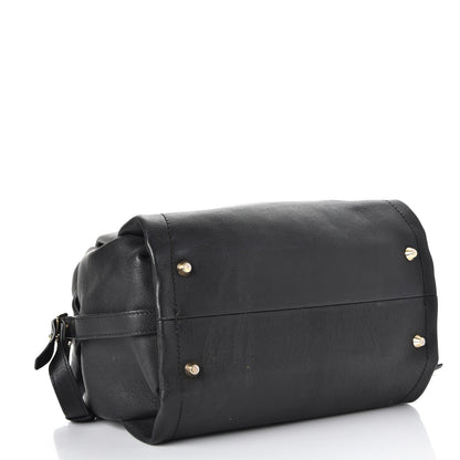 Lanvin Goatskin Trilogy Bowling Bag Black 4 of 16
