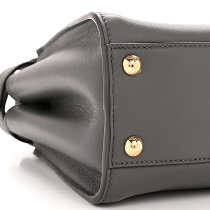 Fendi Nappa Mini Peekaboo Iconic Satchel Anthracite 9 of 11