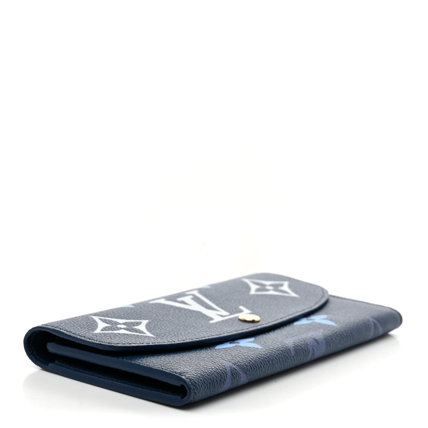 Louis Vuitton Empreinte Monogram Giant Emilie Wallet Gradient Blue 4 of 6