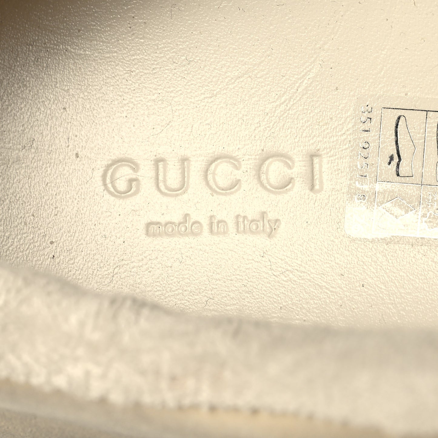 GG Monogram Nubuck Web Womens Screener Sneakers 39.5 New Sand Dusty Milk Vintage Green