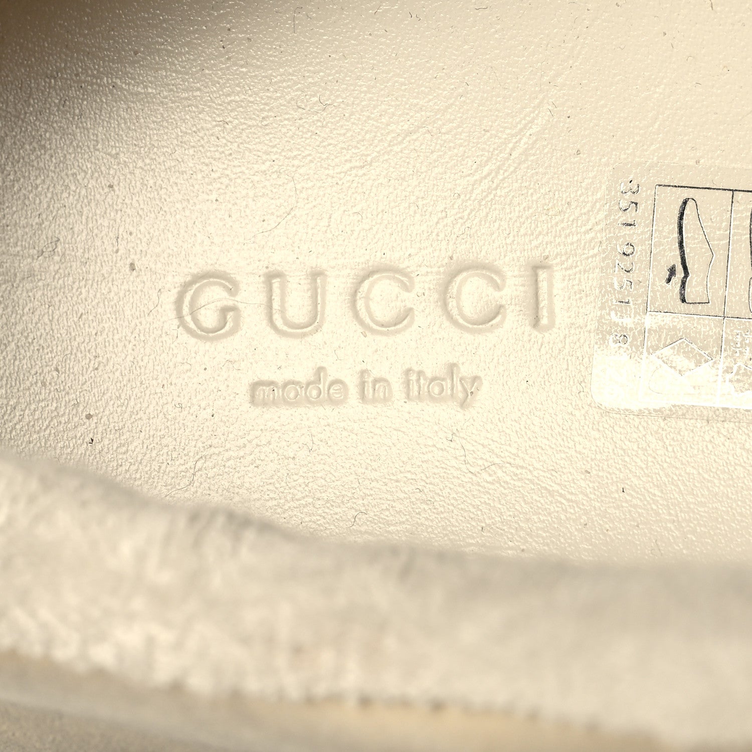 Gucci GG Monogram Nubuck Web Womens Screener Sneakers 39.5 New Sand Dusty Milk Vintage Green 6 of 12