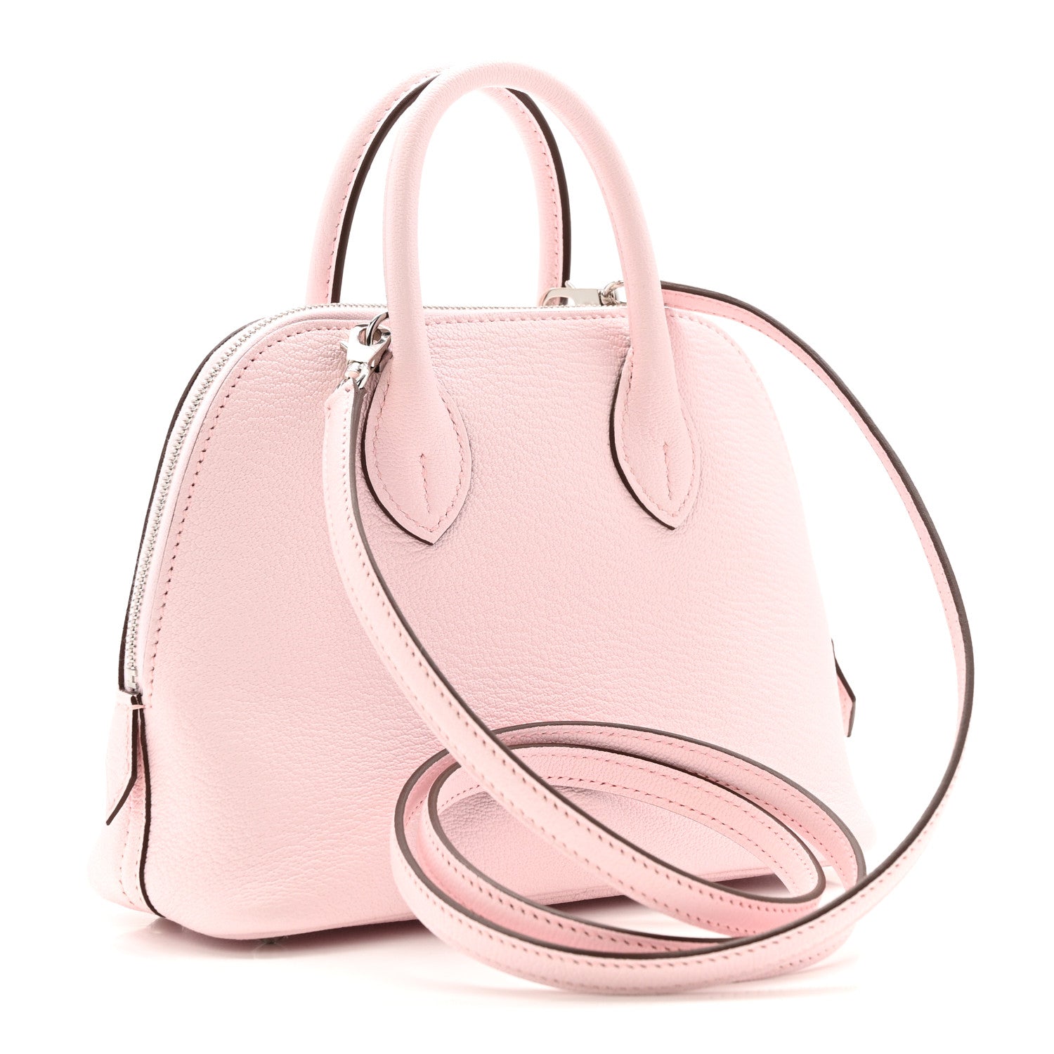 Hermes Chevre Mysore Mini 1923 Bolide Rose Darling 3 of 11