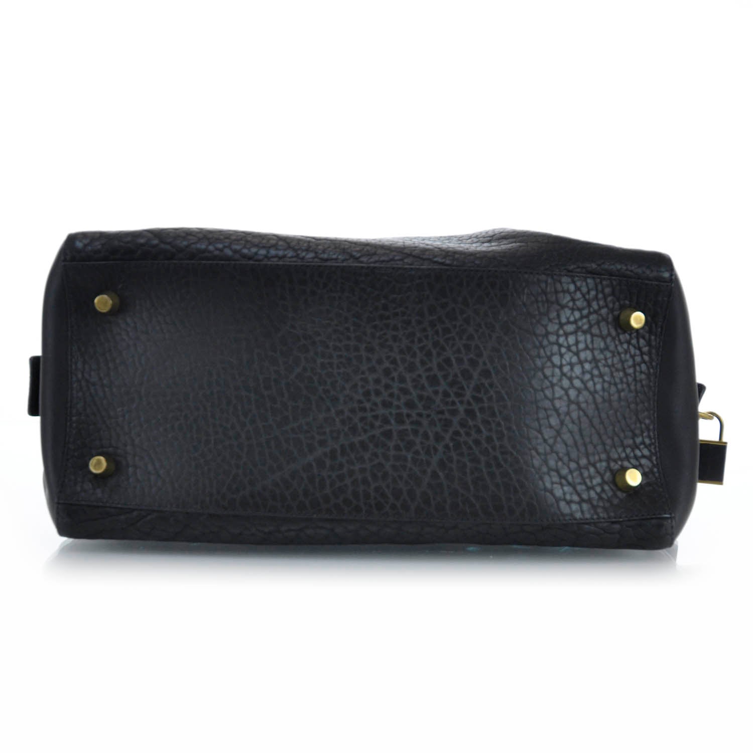 Celine Bullhide Leather Boston Black 5 of 8