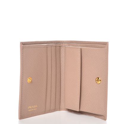 Prada Saffiano Metal Bi-Fold Wallet Cammeo 5 of 6