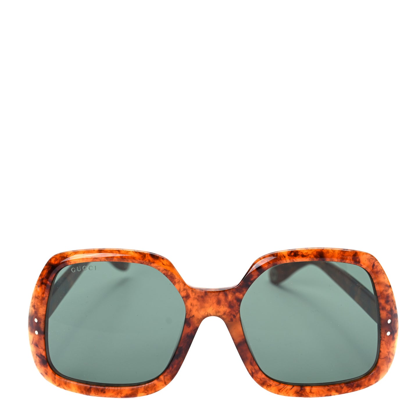 Squared Frame GG0625S Glasses in Havana Brown