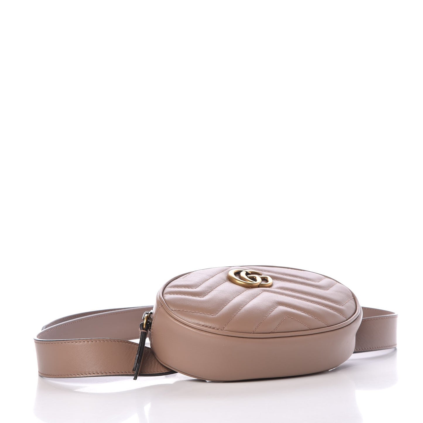 Calfskin Matelasse GG Marmont Belt Bag 95 38 Porcelain Rose
