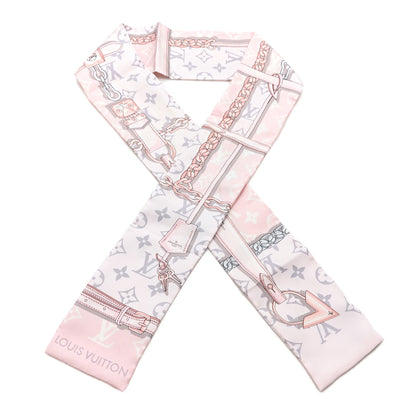 Louis Vuitton Silk Monogram Confidential Bandeau Light Pink 1 of 3