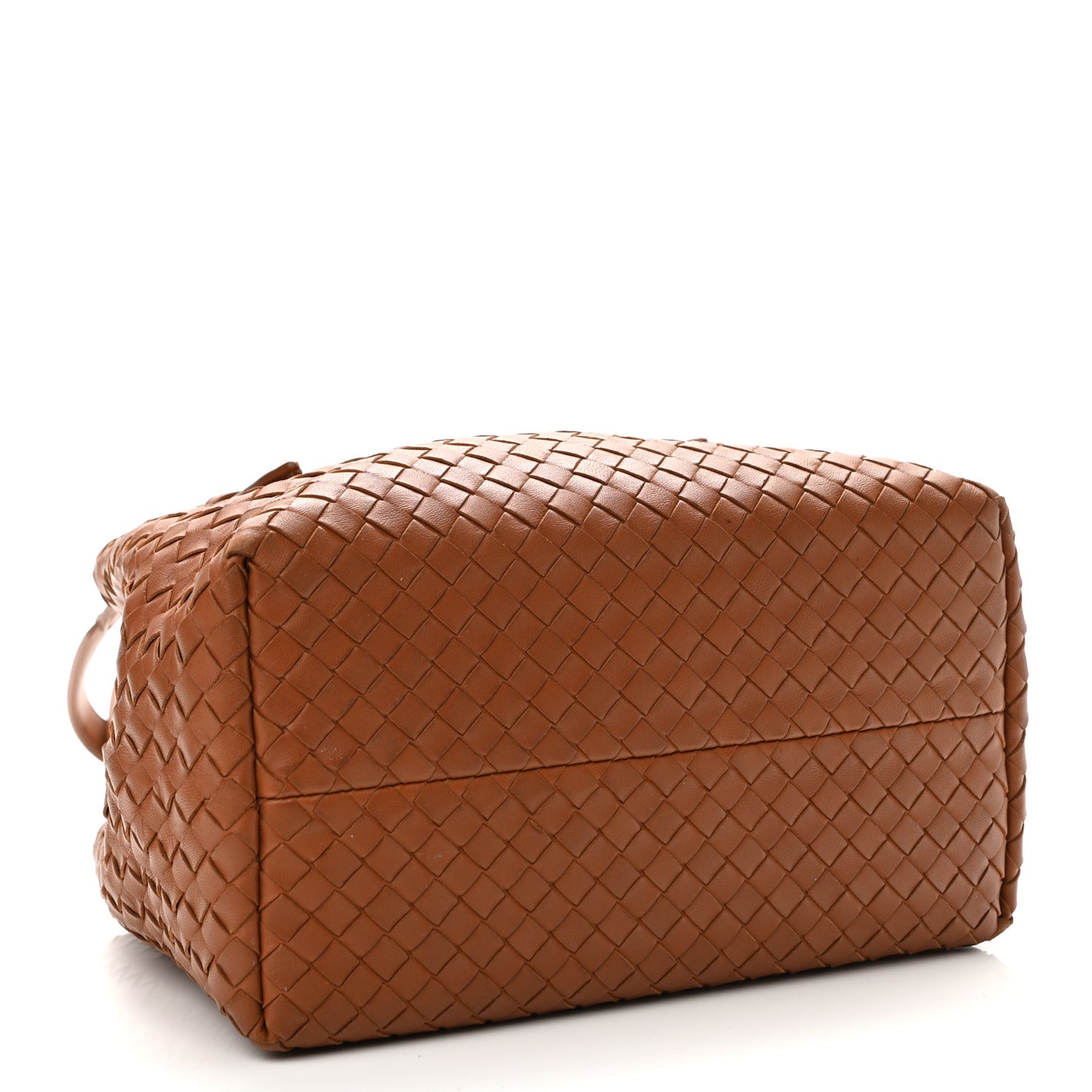 Nappa Intrecciato Seamless Tote Dark Calvados