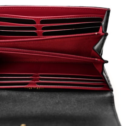 Chanel Lambskin Quilted Chanel 19 Flap Wallet Black 5 of 8