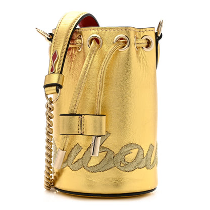 Christian Louboutin Kid Laminato Marie Jane Bucket Bouton 1 of 9