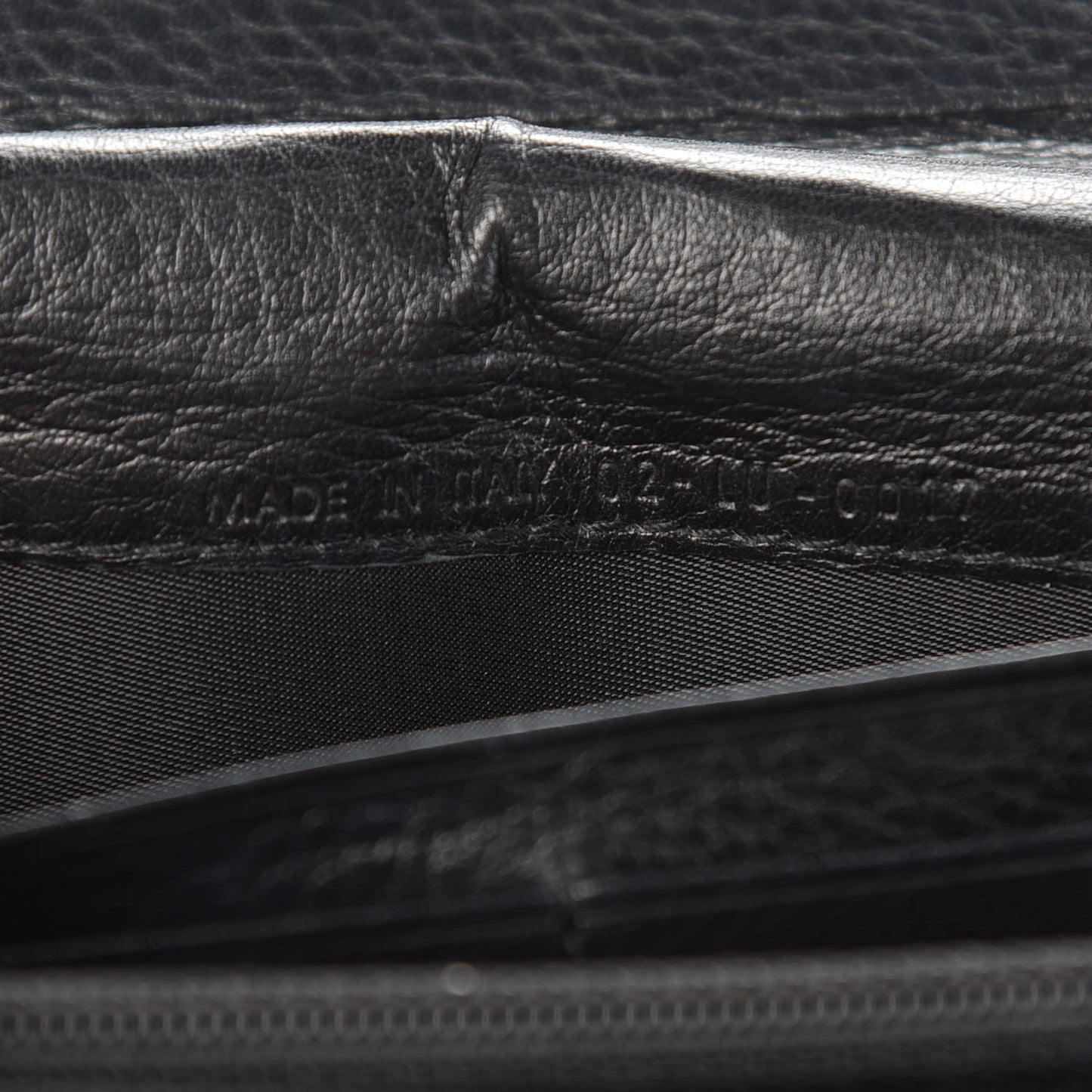 Monogram Flap Wallet Black
