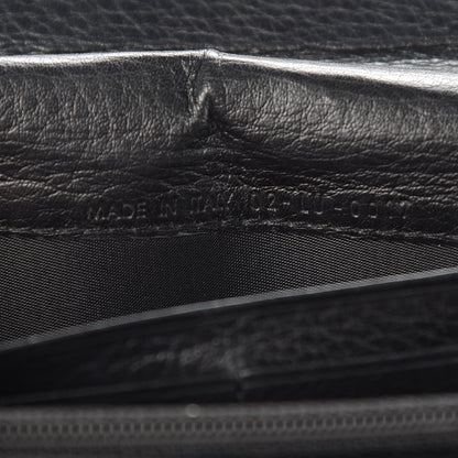 Christian Dior Monogram Flap Wallet Black 7 of 7
