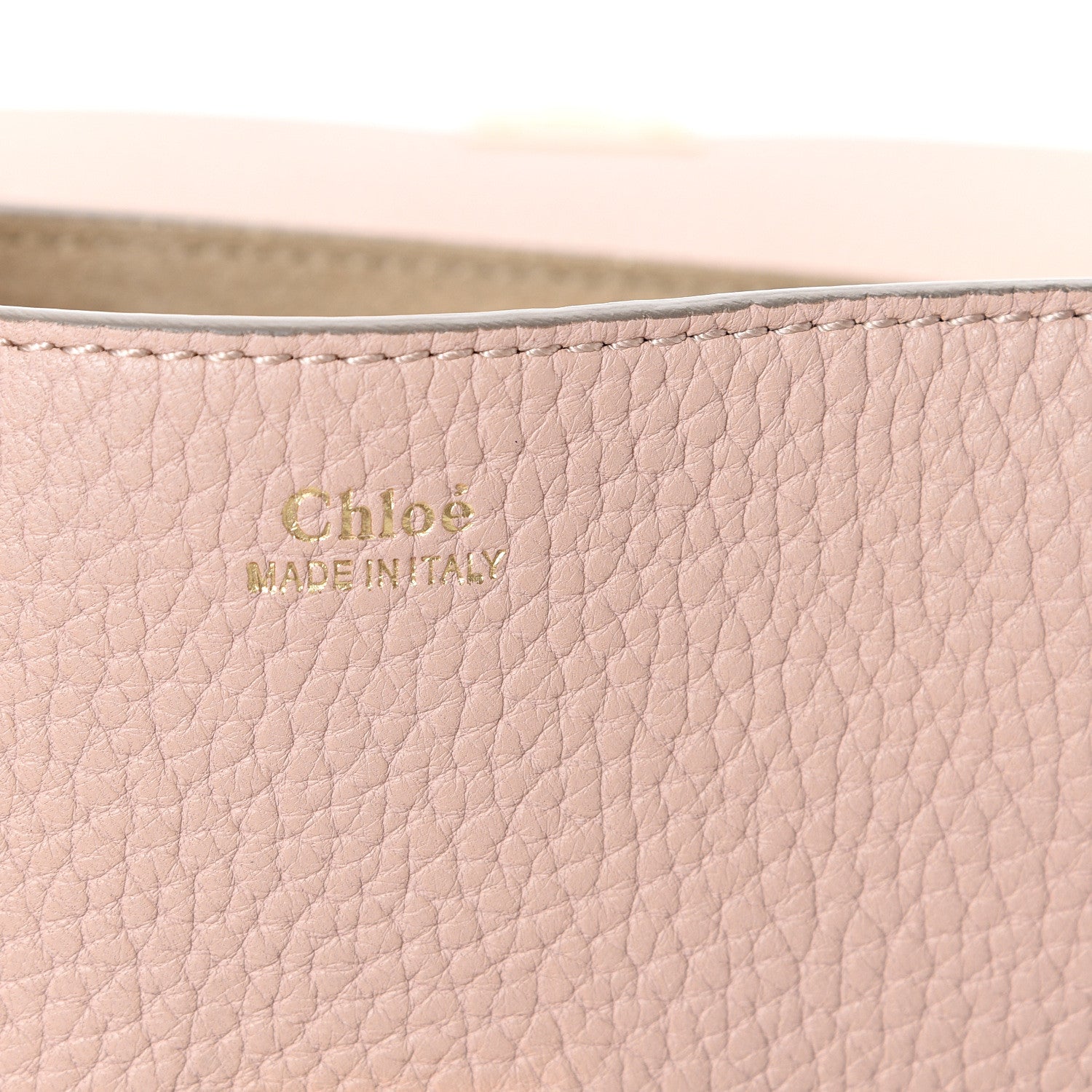 Chloe Grained Lambskin Drew Shoulder Bag Cement Pink 5 of 11