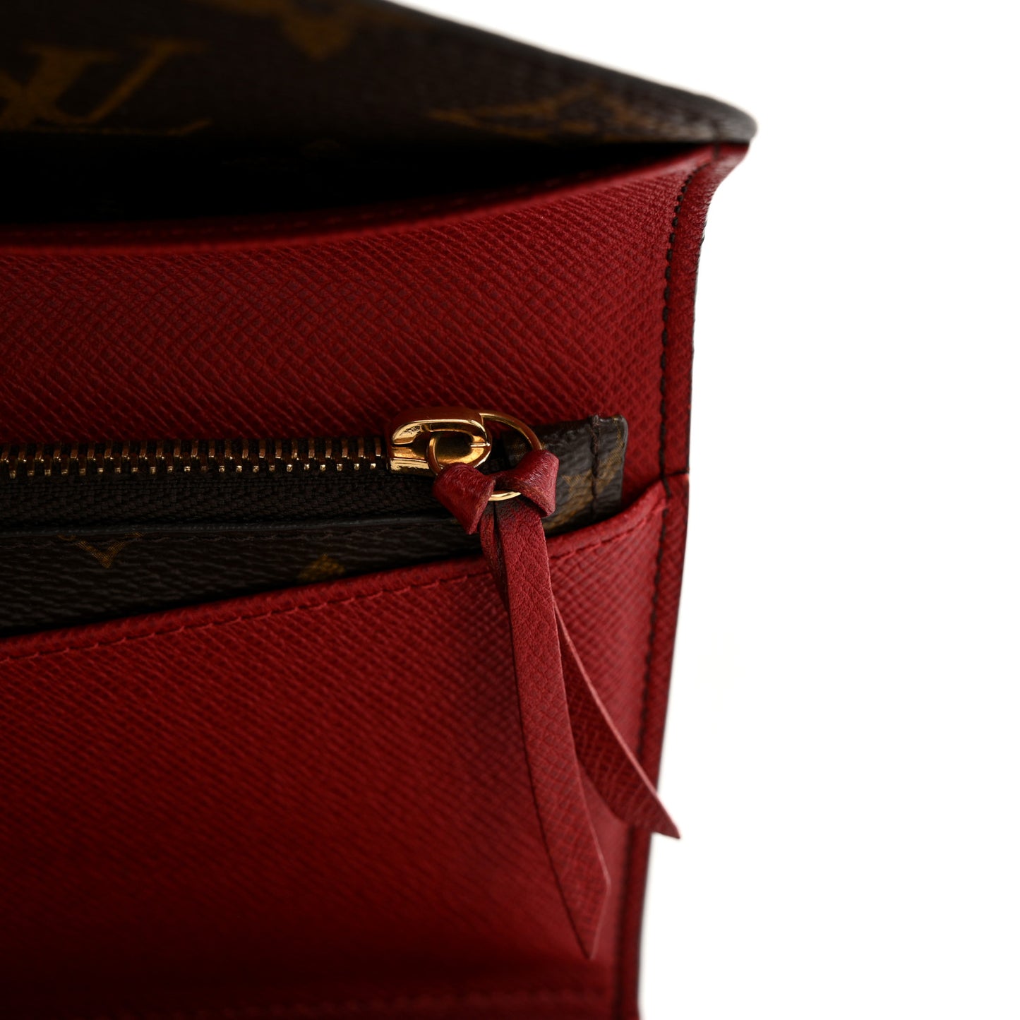 Monogram Josephine Wallet Red