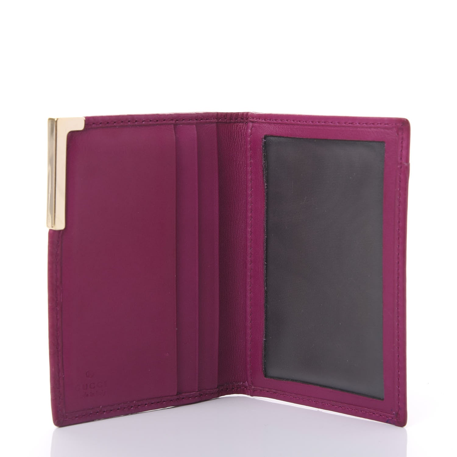 Gucci Microguccissima Train Pass Case Peonia Flower 4 of 11