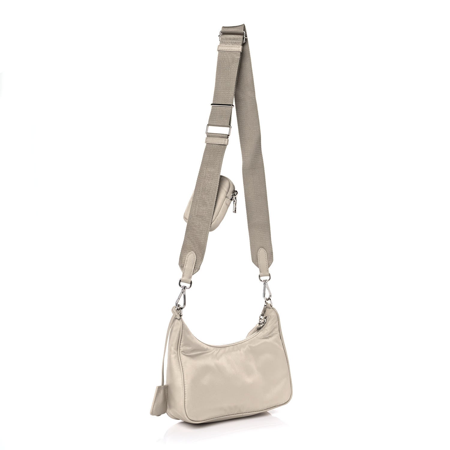 Prada Nylon Re-Edition 2005 Shoulder Bag Deserto 2 of 8