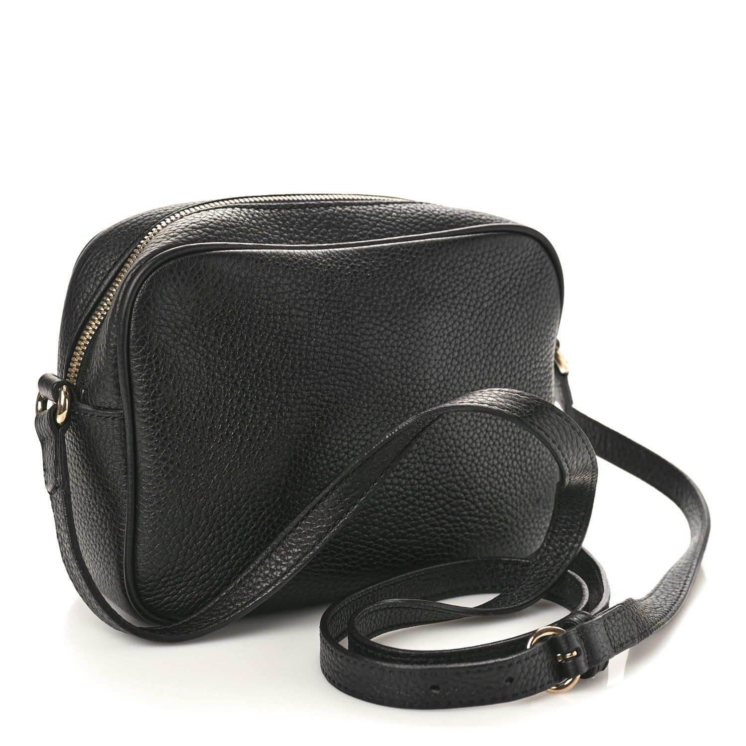 Gucci Pebbled Calfskin Small Soho Disco Bag Black 3 of 12