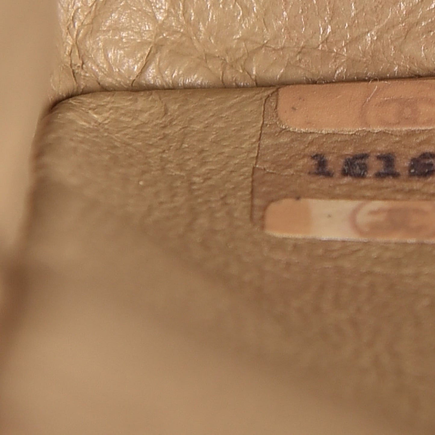 Lambskin Quilted Mini Square Flap Beige