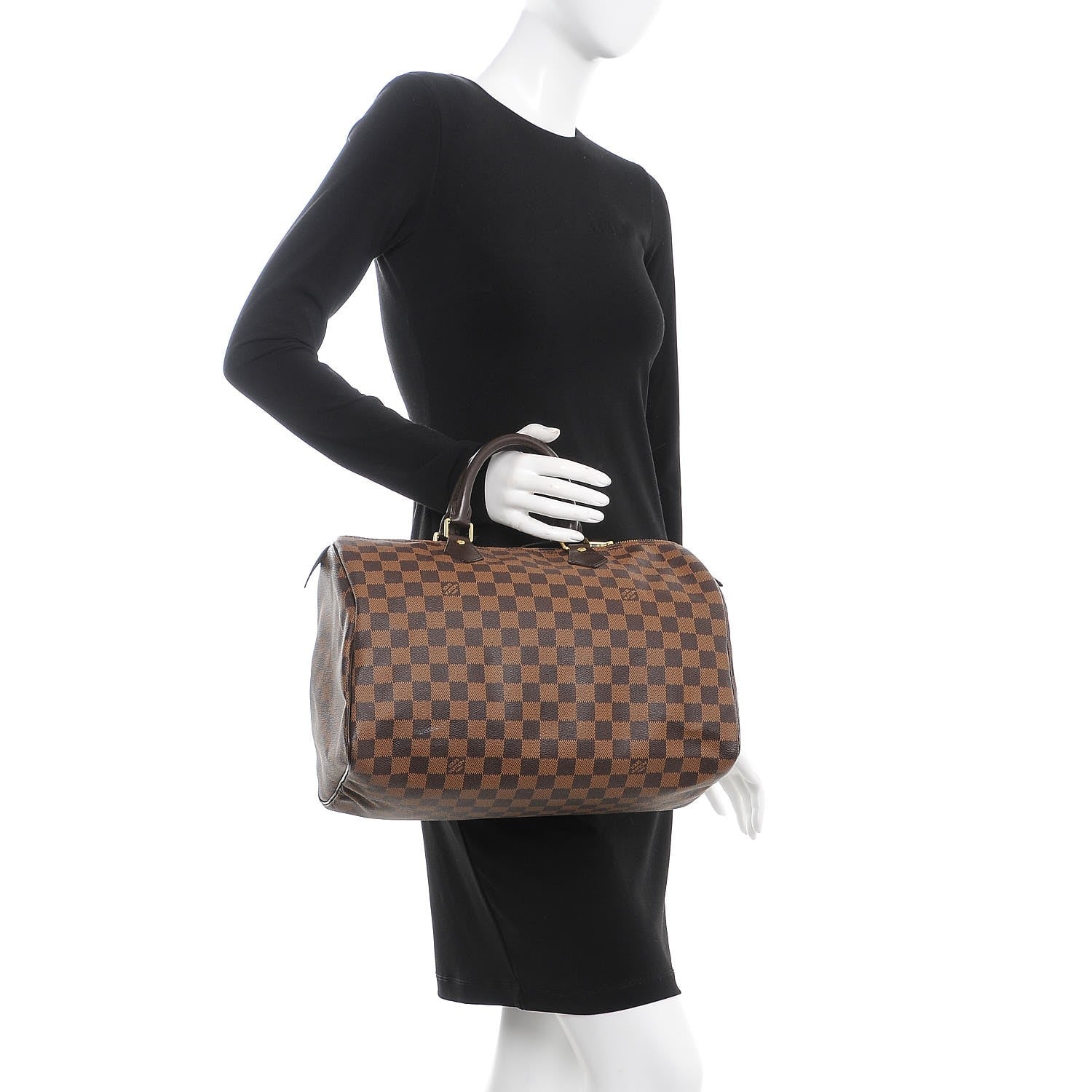 Louis Vuitton Damier Ebene Speedy 35 2 of 9