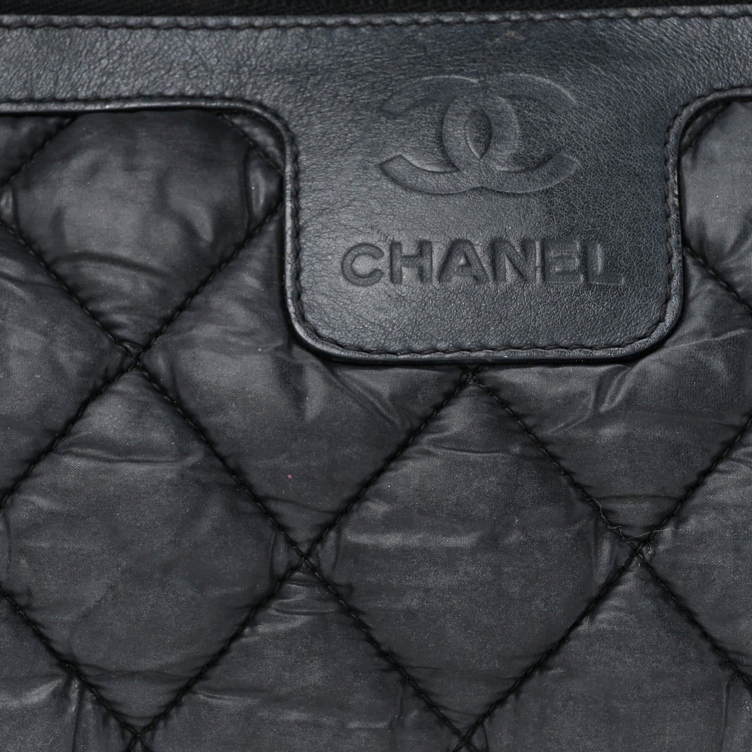 Chanel Nylon Small Coco Cocoon Messenger Bag Black 8 of 14