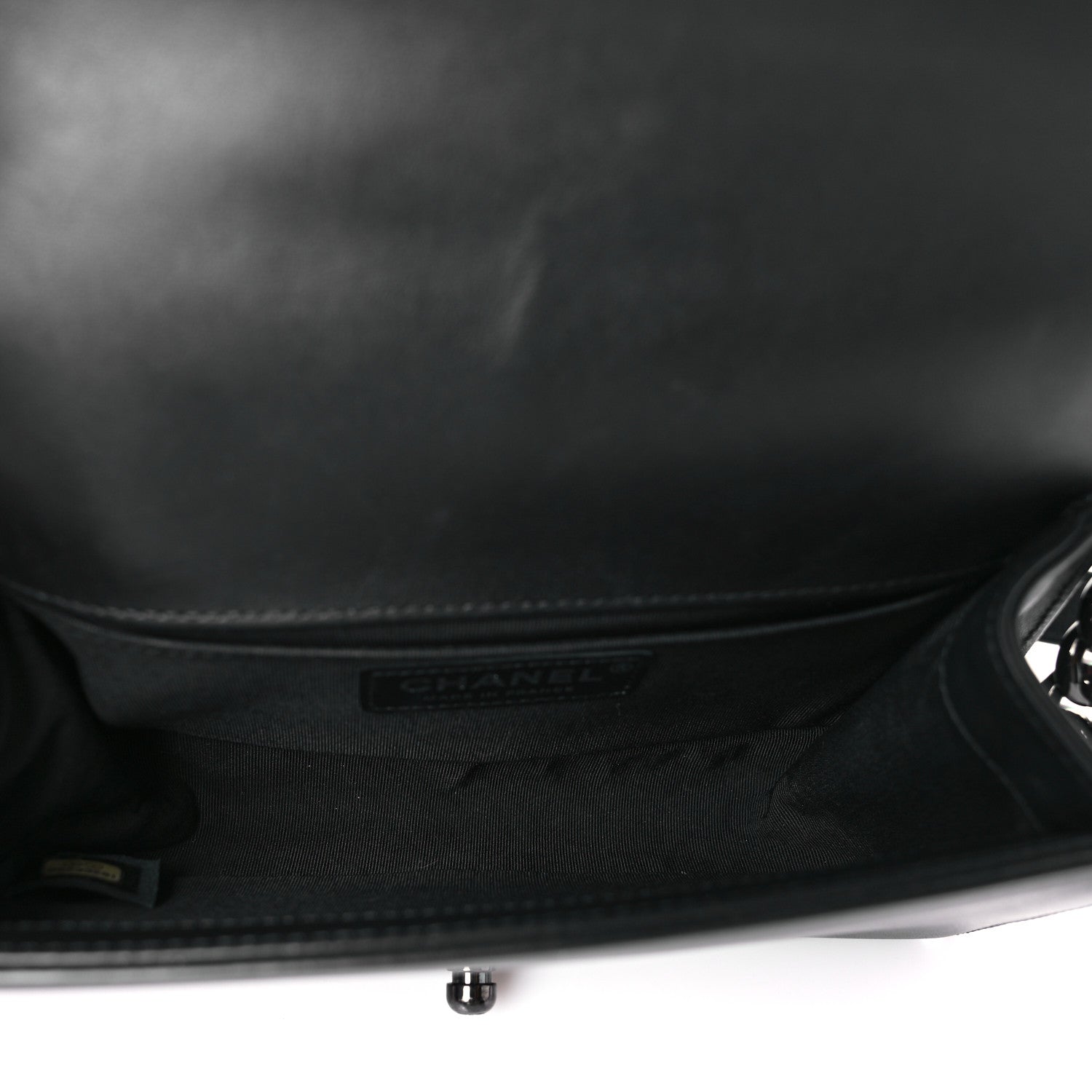 Chanel Calfskin Quilted Small Boy Flap So Black 5 of 9