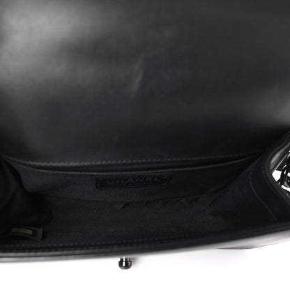 Chanel Calfskin Quilted Small Boy Flap So Black 5 of 9