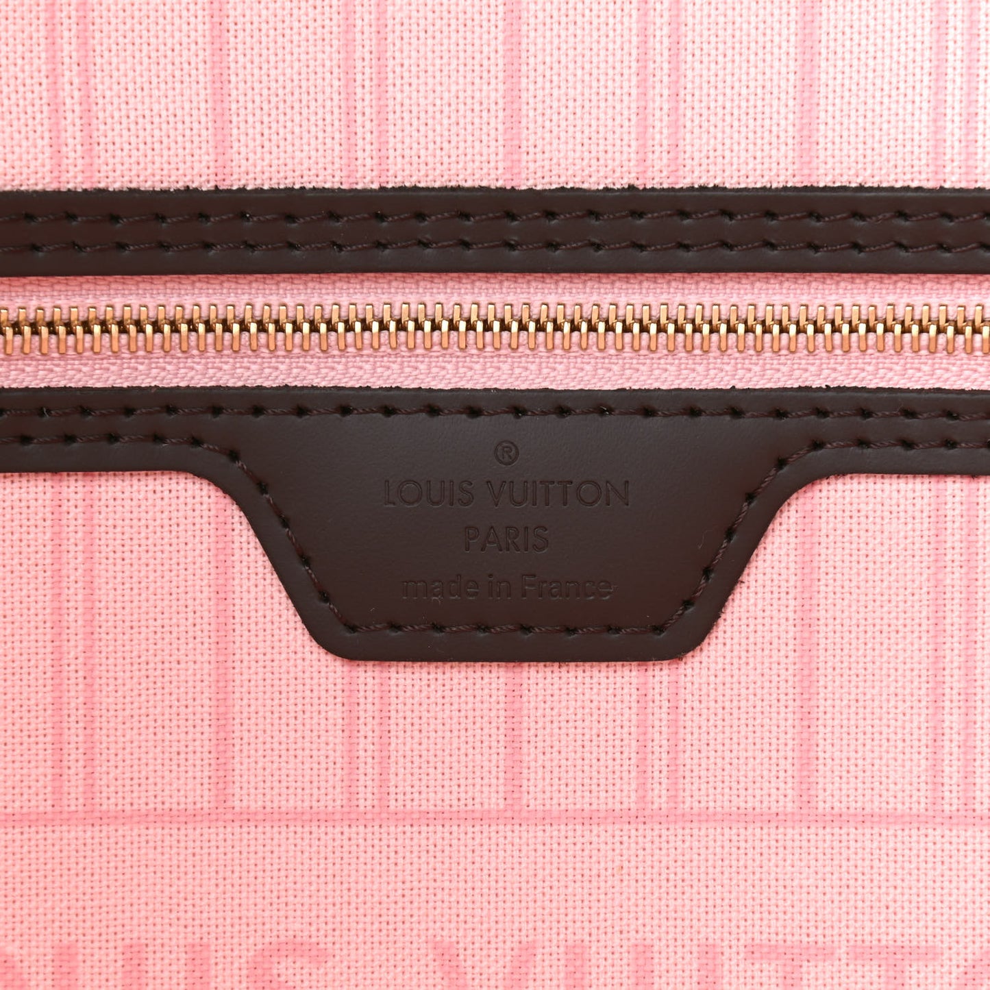 Damier Ebene Neo Neverfull MM Rose Ballerine