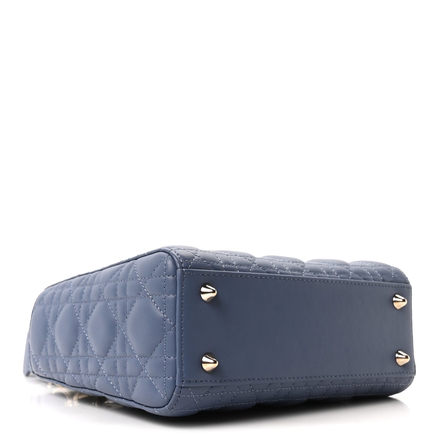 Lambskin Cannage Small My ABCDior Lady Dior Blue