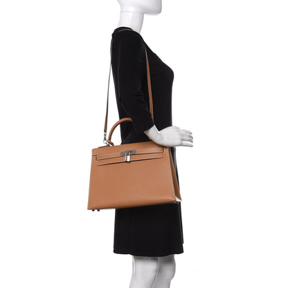 Hermes Epsom Kelly Sellier 32 Naturelle 2 of 10