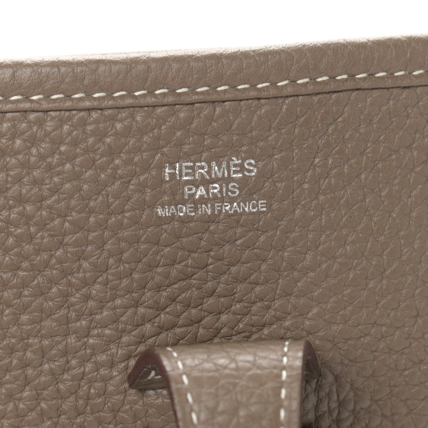 Hermes Taurillon Clemence Evelyne III PM Etoupe 5 of 8