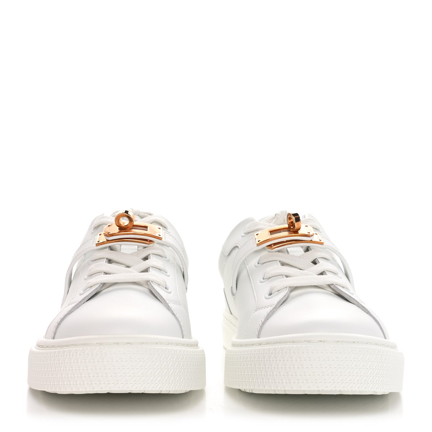 Hermes Calfskin Day Sneakers 37 White 3 of 9