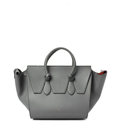 Celine Natural Calfskin Large Tie Knot Tote Grey 1 of 7