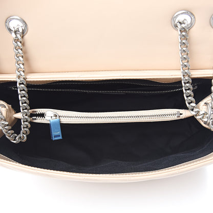 Saint Laurent Calfskin Y Quilted Monogram Medium Loulou Chain Satchel Nude Powder 5 of 11