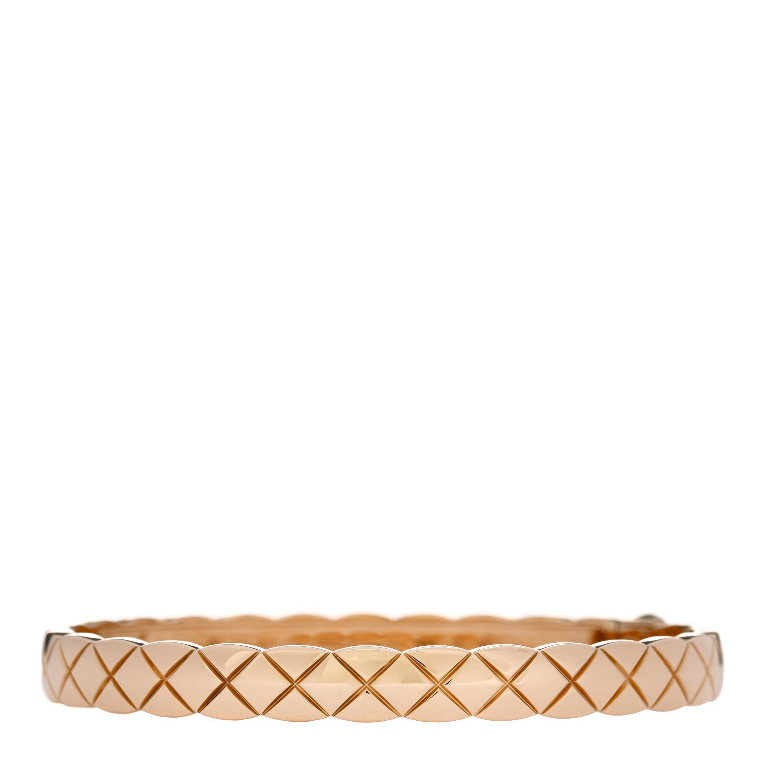 Chanel 18K Yellow Gold Coco Crush Bangle Bracelet M 3 of 3