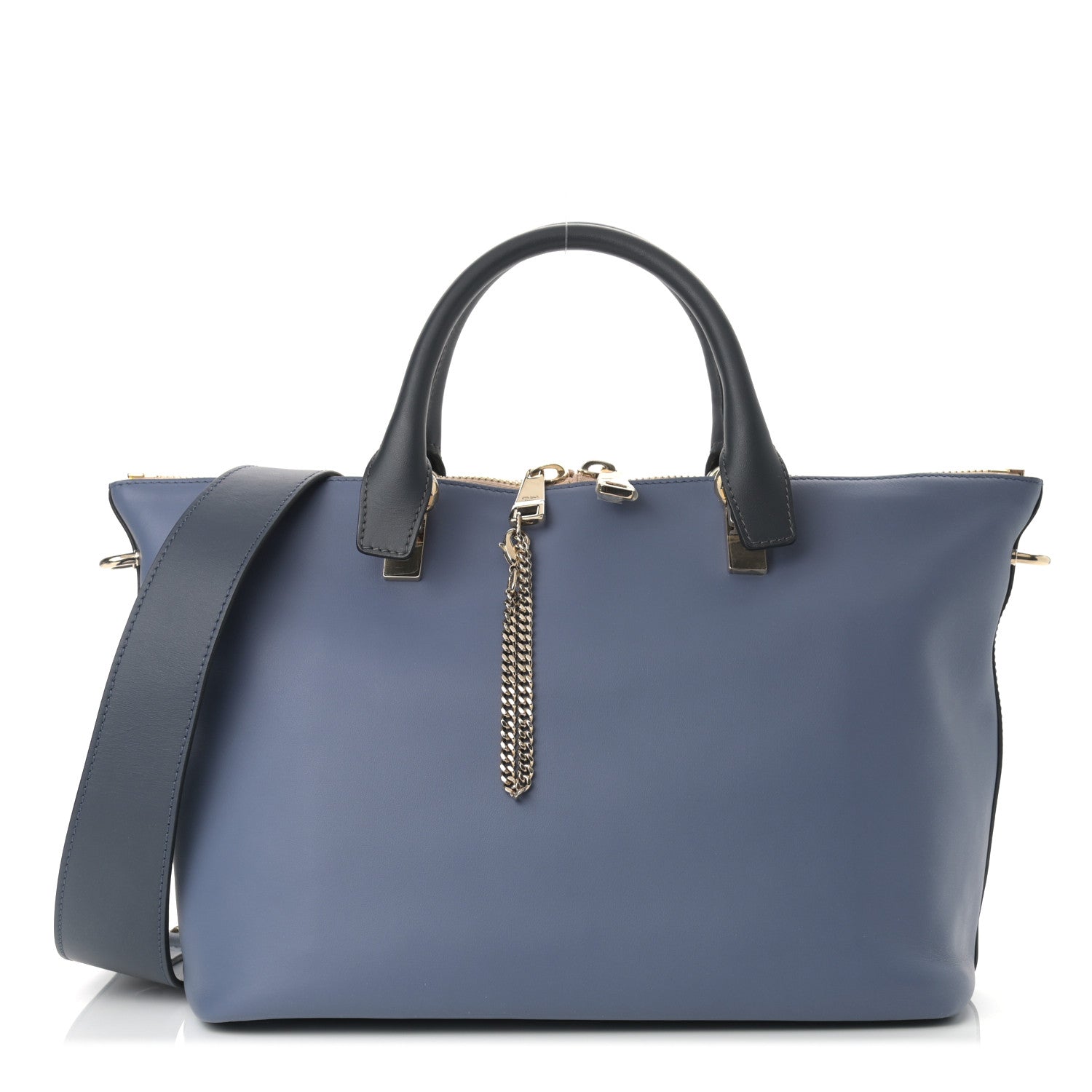 Chloe Smooth Calfskin Medium Baylee Tote Street Blue Navy 1 of 9