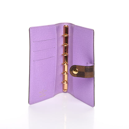 Louis Vuitton Damier Ebene Illustre Small Ring Agenda 5 of 6