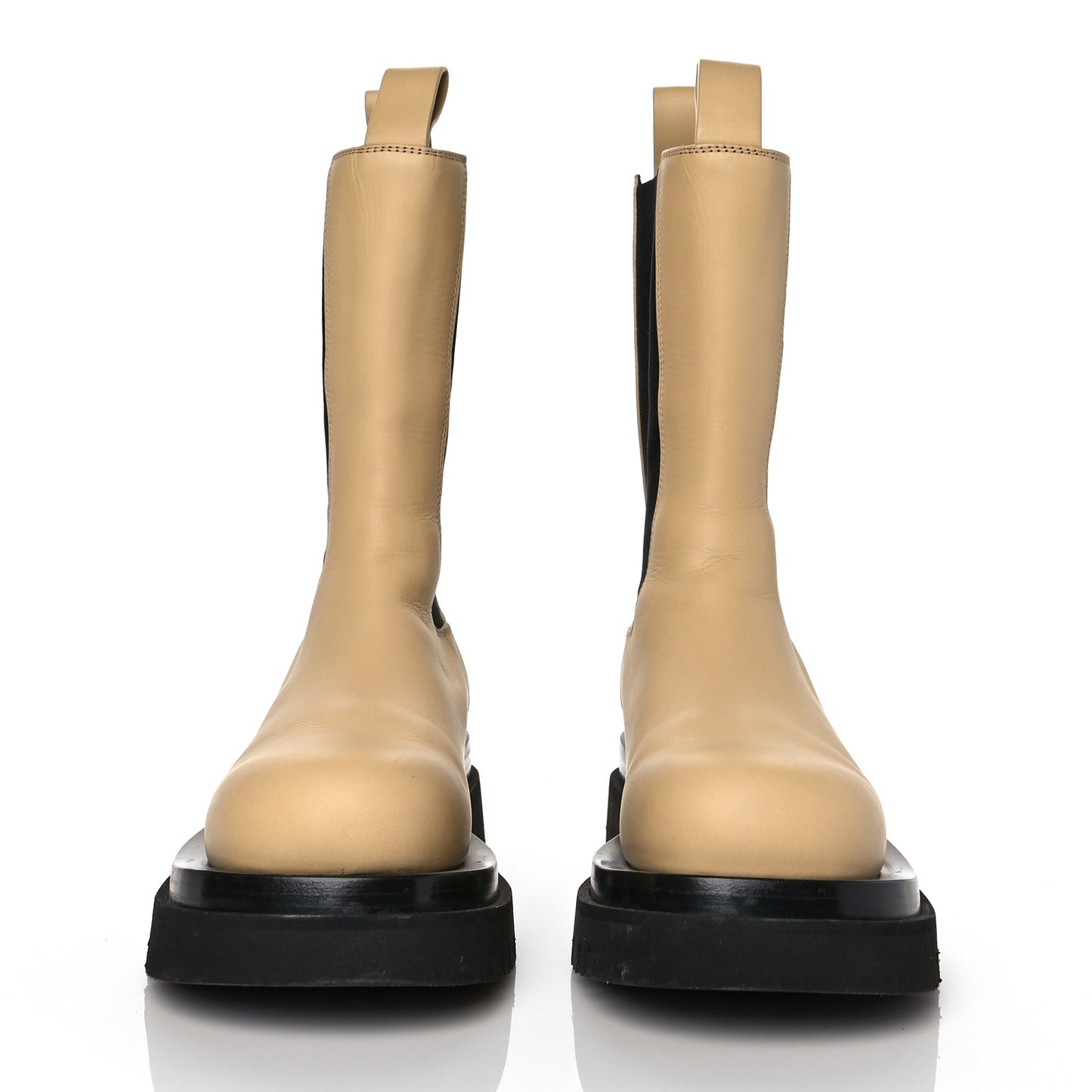 Calfskin The Lug Chelsea 55mm Boots 36.5 Cane Sugar