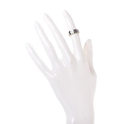 Cartier 18K White Gold Diamond 5.5mm Christmas LOVE Ring 46 3.75 2 of 4