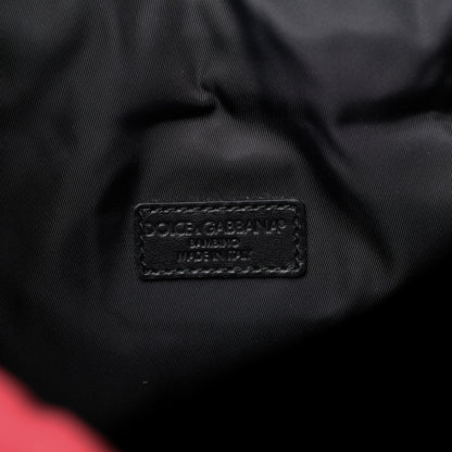 Dolce & Gabbana Nylon DG Drawstring Backpack Red White 7 of 7